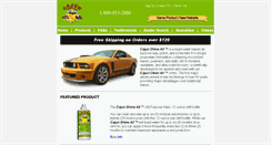 Desktop Screenshot of cajunshineall.com